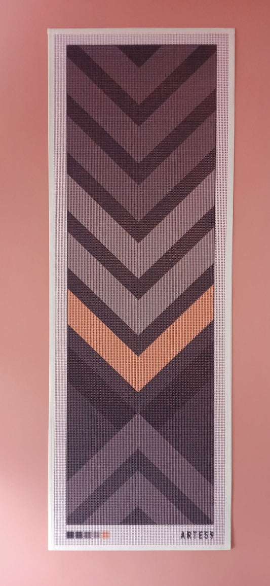 Arte59 Esterilla 30 x 100 cm Patrón cruzado gris 30x100 cm