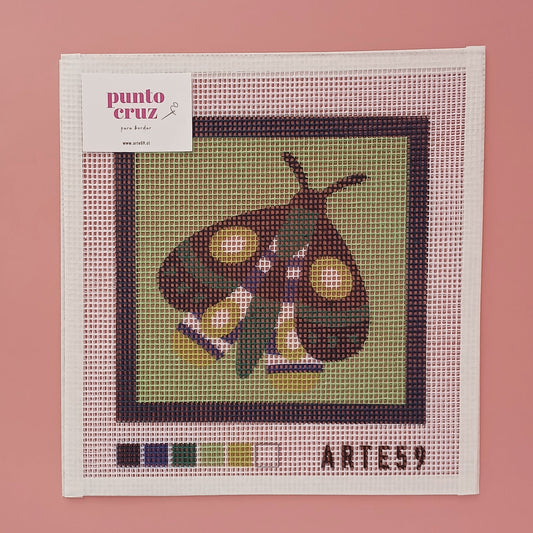 Arte59 Esterillas 20 x 20 cm Bichos: polilla 20x20 cm