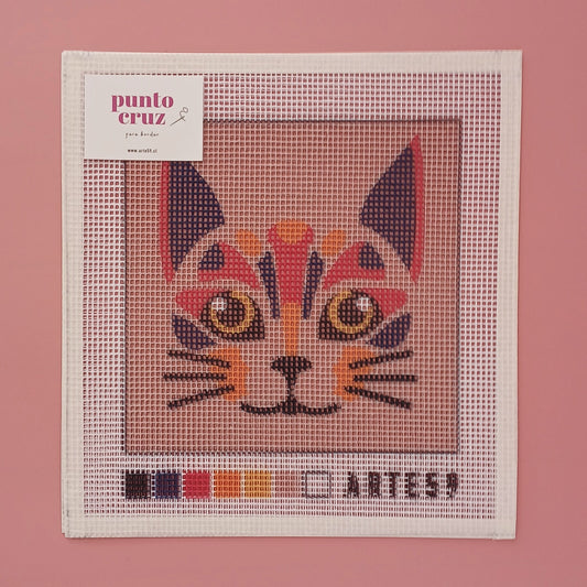 Arte59 Esterillas 20 x 20 cm Gato naranjo 20x20 cm