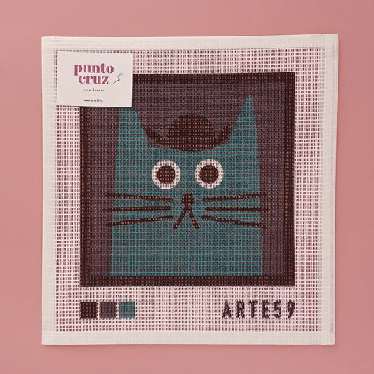 Arte59 Esterillas 20 x 20 cm Gato sombrero 20x20 cm