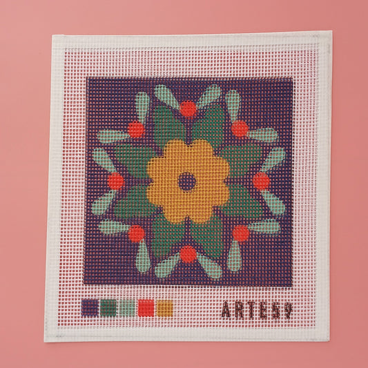 Arte59 Esterillas 20 x 20 cm Mandala flor 20x20 cm