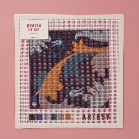 Arte59 Esterillas 20 x 20 cm Patrón sevillano turquesa 20x20 cm