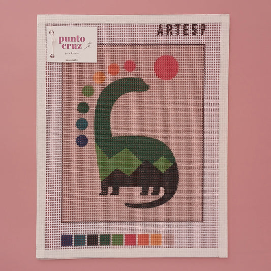 Arte59 Esterillas 20 x 25 Dinosaurio verde 20x25 cm