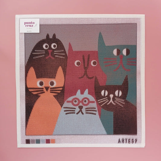 Arte59 Esterillas 40 x 40 cm Colonia felina 40x40 cm