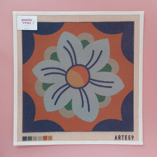 Arte59 Esterillas 40 x 40 cm Flor azul 40x40 cm