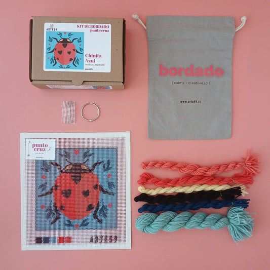 Arte59 Kit de 20x20 cm Kit chinita azul 20x20 cm