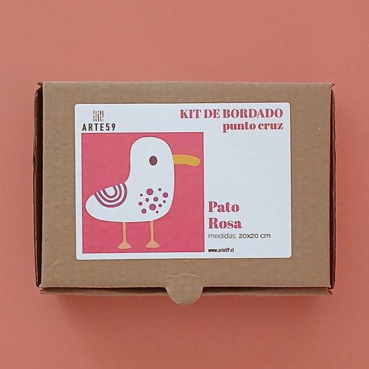 Arte59 Kit de 20x20 cm Kit pato rosa 20x20