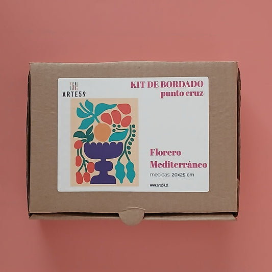 Arte59 Kit de 20x25 cm Kit florero mediterráneo 20x25 cm