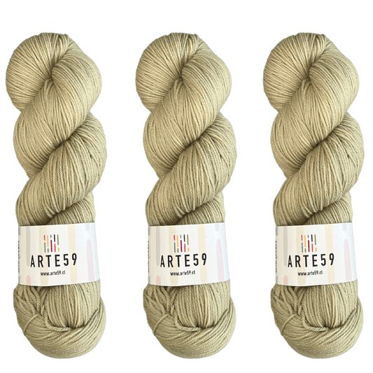 Arte59 Verde pistacho claro 729-1 merino light sport