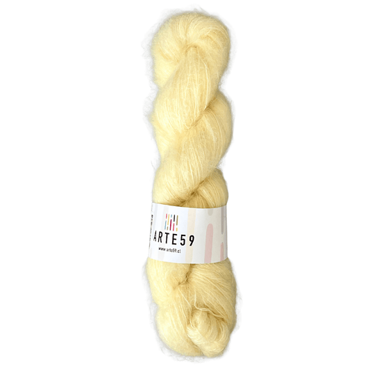El Madejero Kid Mohair con seda Kid mohair amarillo claro 16-1
