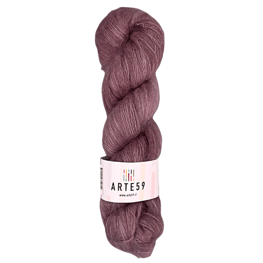 El Madejero Kid Mohair con seda Kid mohair malva intenso 755