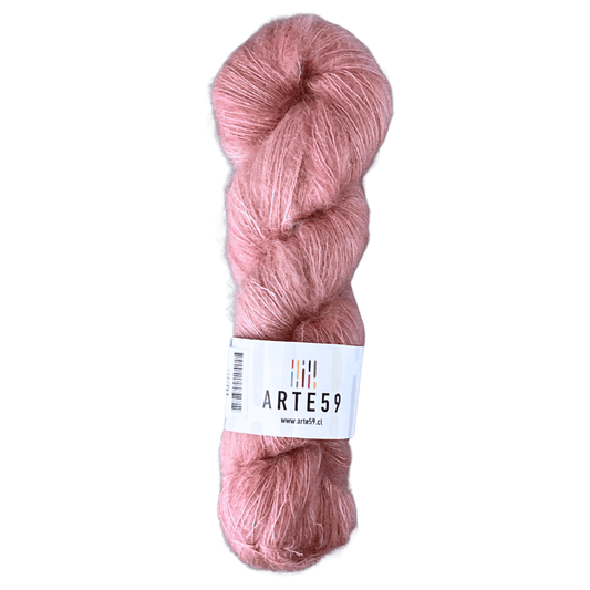El Madejero Kid Mohair con seda Kid mohair rosa viejo 2412