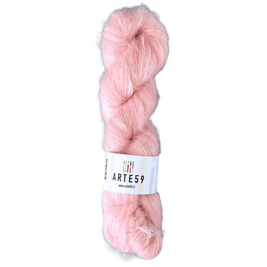 El Madejero Kid Mohair con seda Kid mohair rosado claro 761