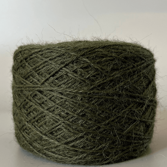 Incatops Baby alpaca fingering Baby alpaca fingering verde oliva BADA884