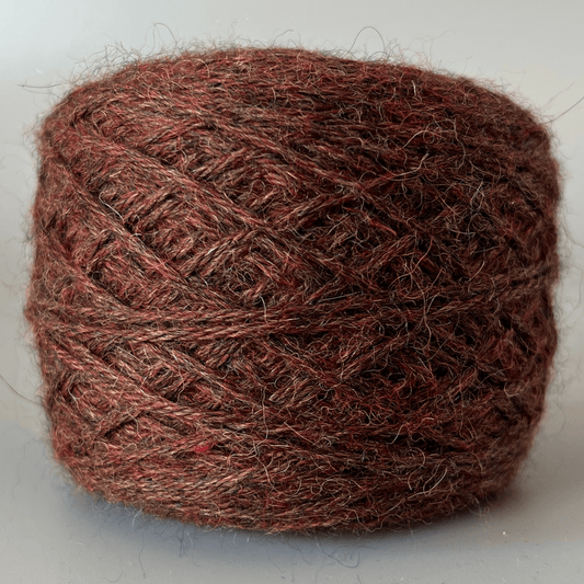 Incatops Baby alpaca gruesa Baby alpaca DK café melange rojo BAGC811