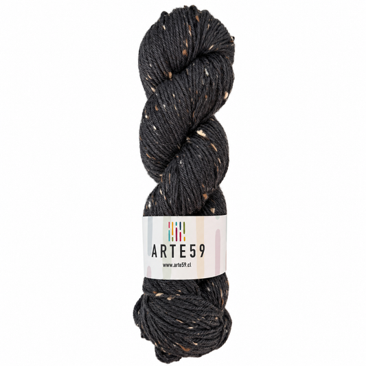 Merino baby alpaca tweed gris marengo 135 ED