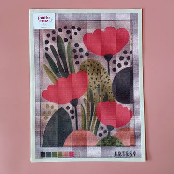 Esterilla 30x40 cm Cactus y flores