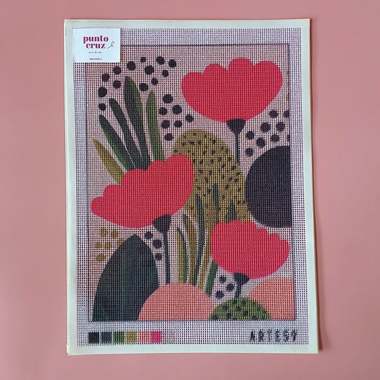 Esterilla 30x40 cm Cactus y flores