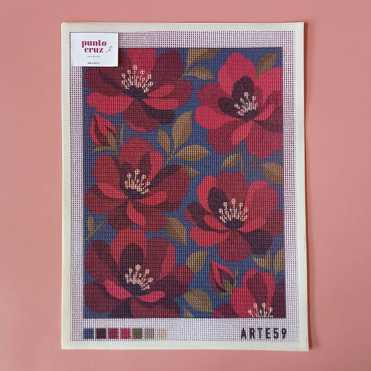 Esterilla 30x40 cm Flores clásicas