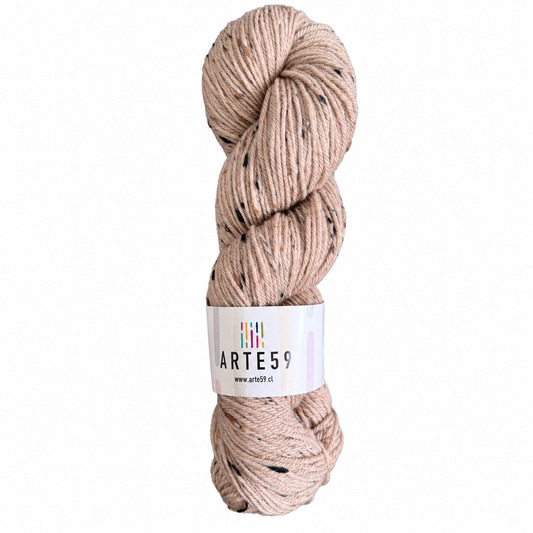 Merino baby alpaca tweed rosa claro 159