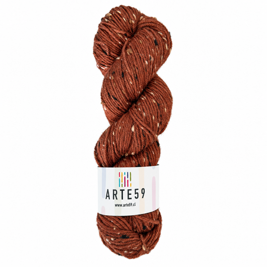 Merino baby alpaca tweed habana 369