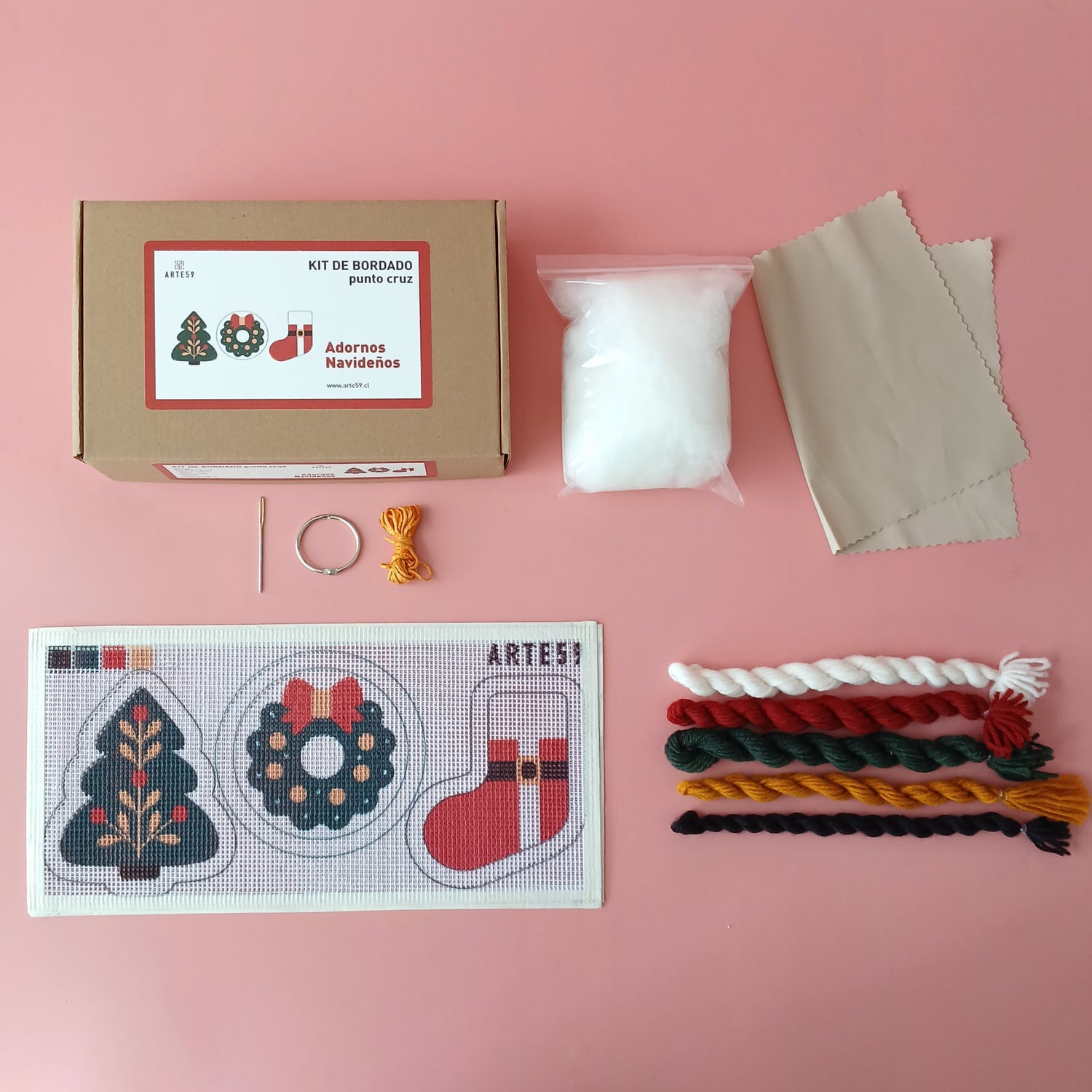 Kits de bordado: Colección Navidad