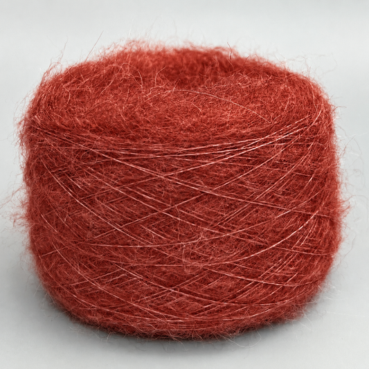 Baby alpaca brushed naranjo tierra Z742