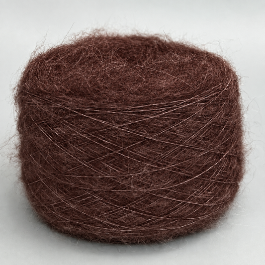 Baby alpaca brushed café moro ZV29