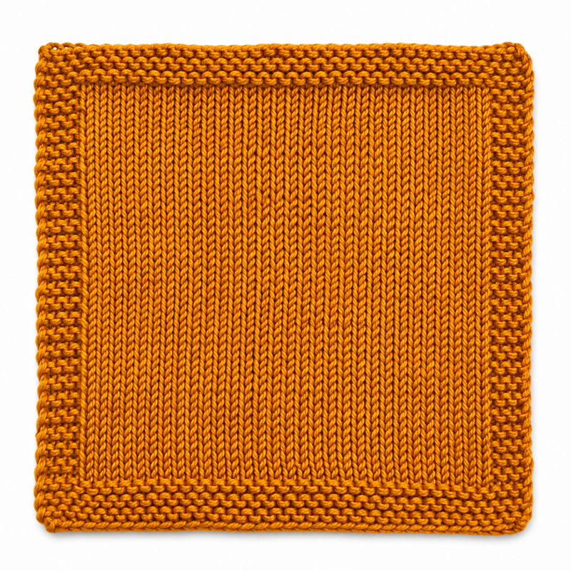 Mostaza 10-1 (merino fingering) — muestra tejida