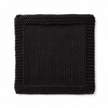 Negro intenso 135 (merino fingering) — muestra tejida