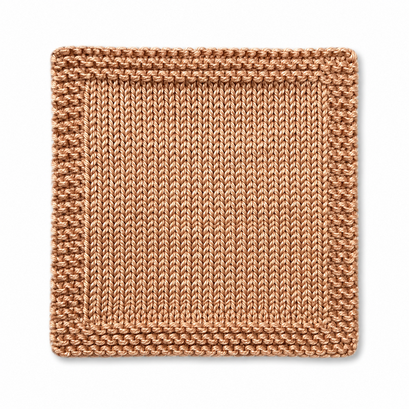 Arte59 Café 5271 (merino fingering) - muestra tejida