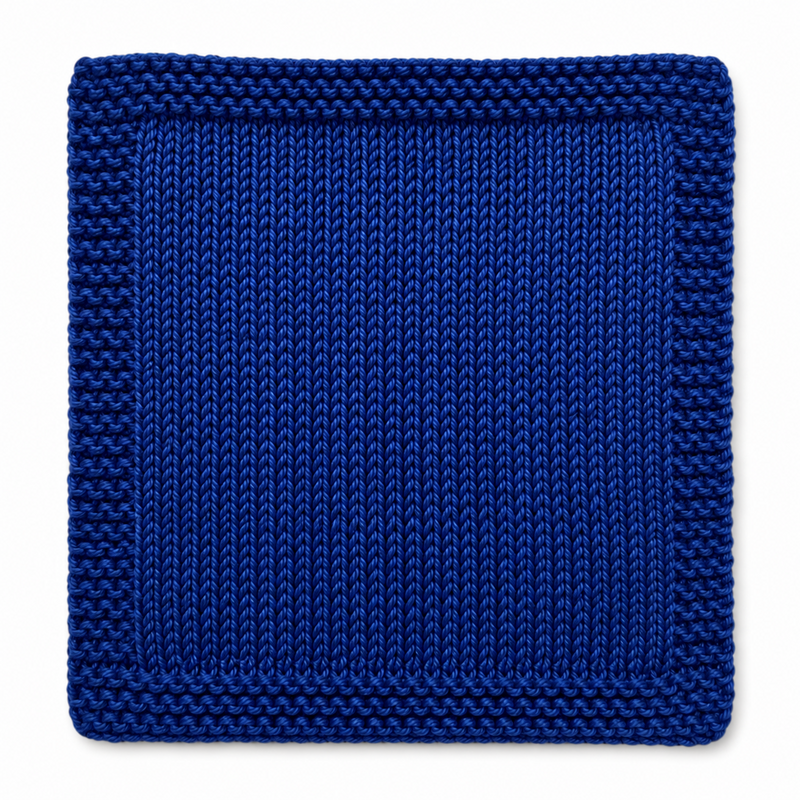 Arte59 Azul rey 69 (merino fingering) - muestra tejida