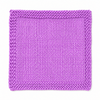 Morado 703 (merino fingering) — muestra tejida