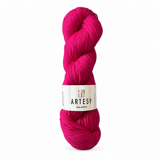 Arte59 Fucsia 5279 merino light sport — una madeja