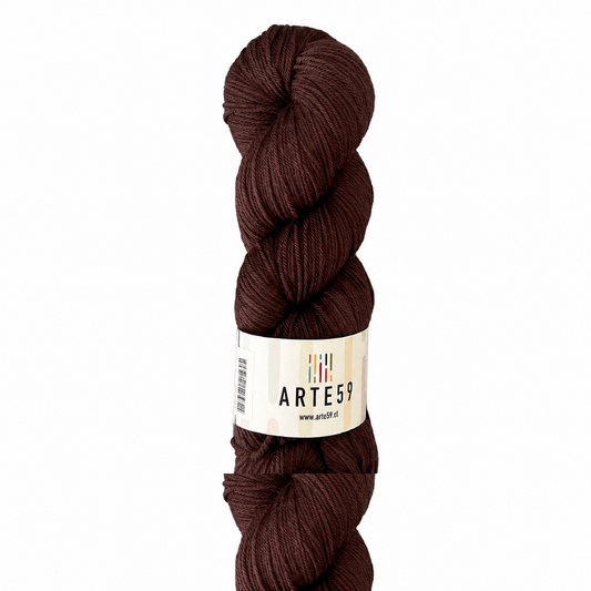 Arte59 Café moka 778 merino light sport — una madeja