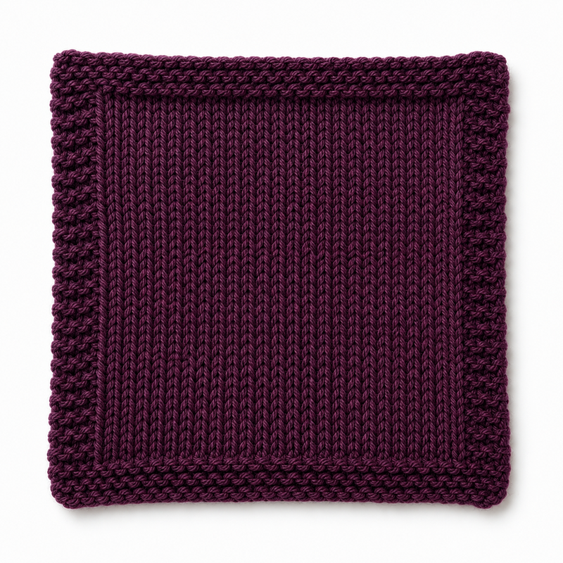Muestra tejida Púrpura 779 merino light sport
