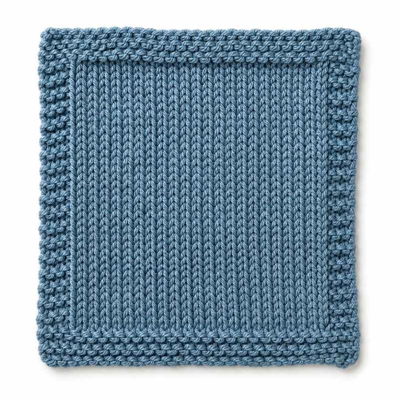 Muestra tejida Celeste cielo 815 merino light sport