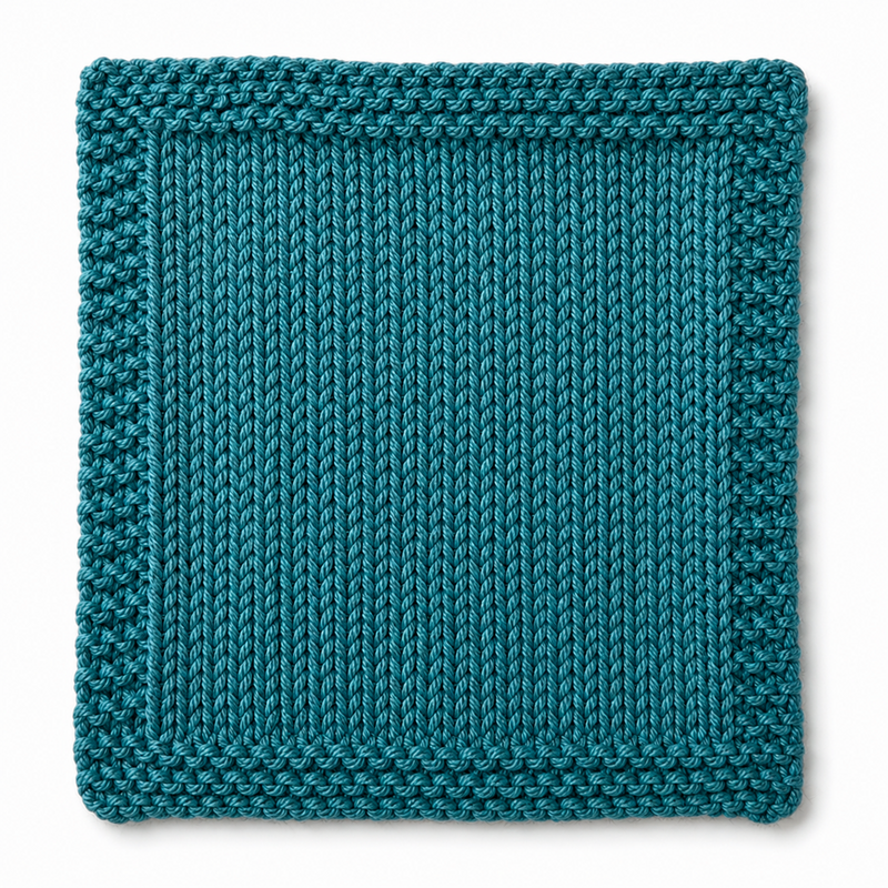 Muestra tejida Verde turquesa claro 818 merino light sport