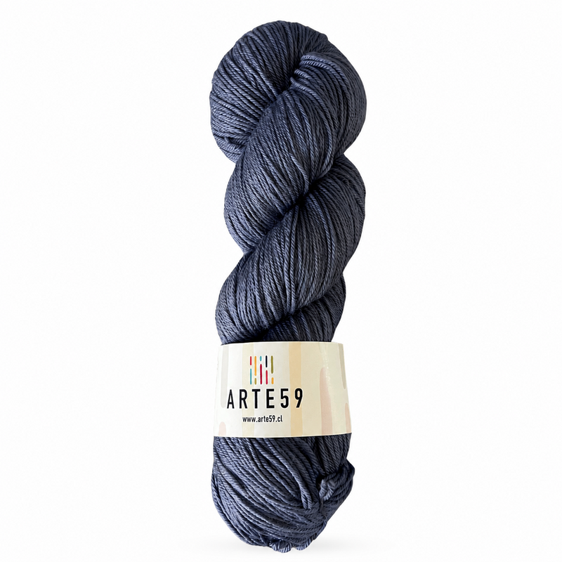 Arte59 Azul cobalto claro 819 merino light sport — una madeja
