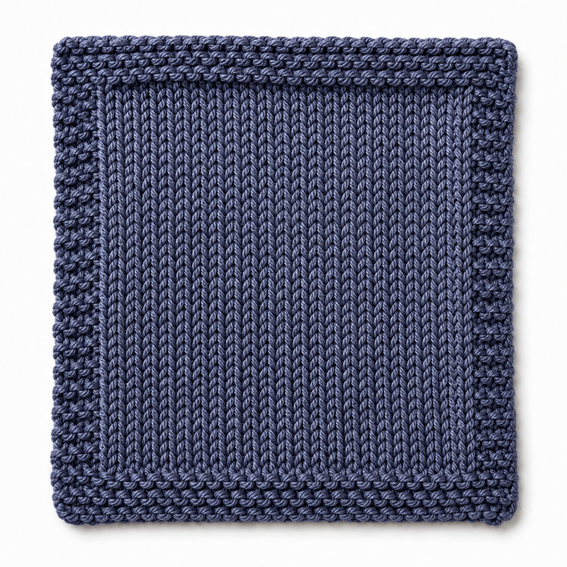 Muestra tejida Azul cobalto claro 819 merino light sport