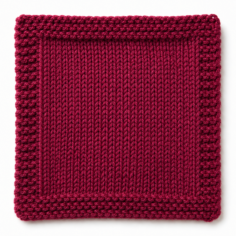 Muestra tejida Rosa viejo oscuro 824 merino light sport