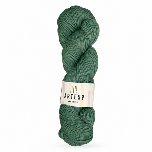 Arte59 Verde manzana intenso 827 merino light sport — una madeja