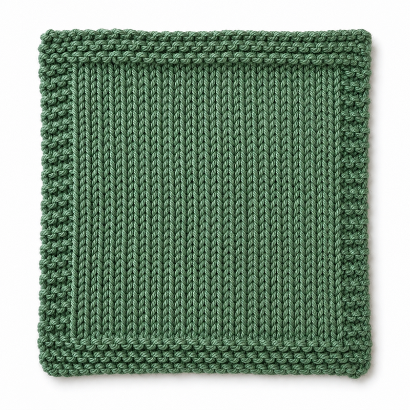 Muestra tejida Verde manzana 828 merino light sport