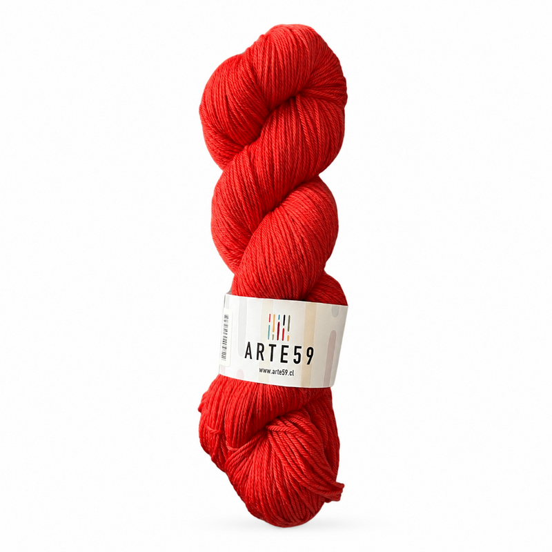 Arte59 Naranjo petit knit 831 merino light sport — una madeja