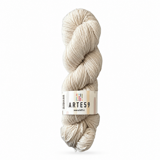 Arte59 Cloud dancer 912 merino light sport — una madeja