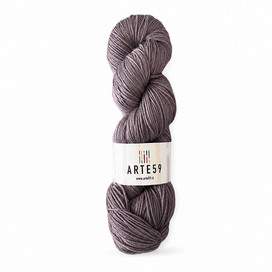 Arte59 Malva azuloso 922 merino light sport — una madeja