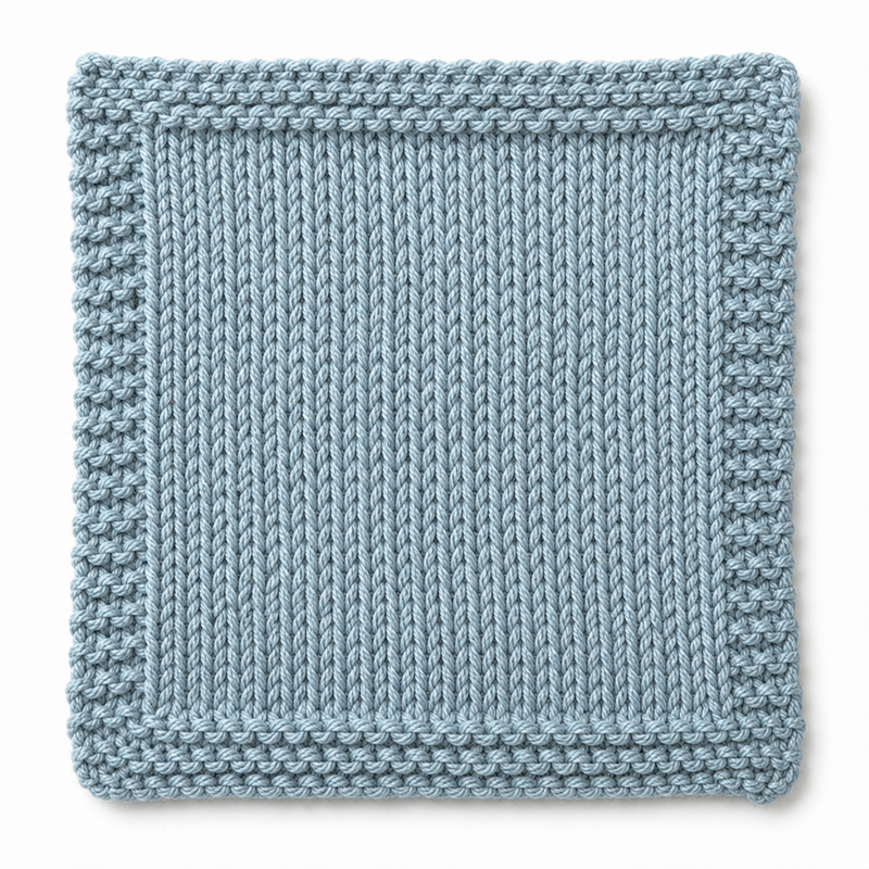 Muestra tejida Gris niebla azul 927 merino light sport