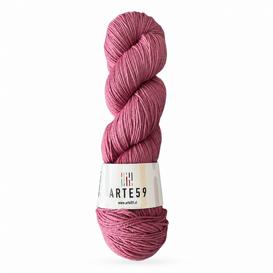 Arte59 Frambuesa humo 933 merino light sport — una madeja