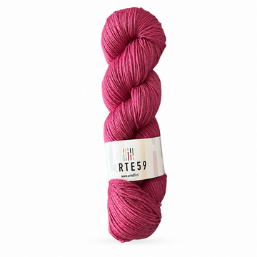 Arte59 Burdeo carmín medio 934 merino light sport — una madeja