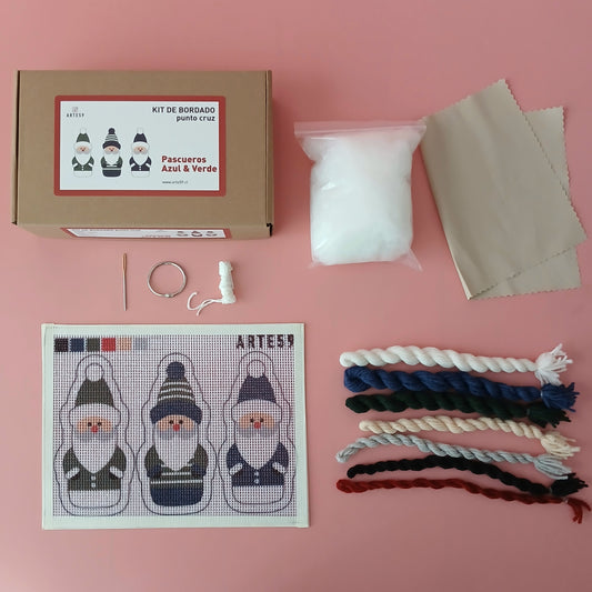 Kit Navidad: pascueros azul y verde